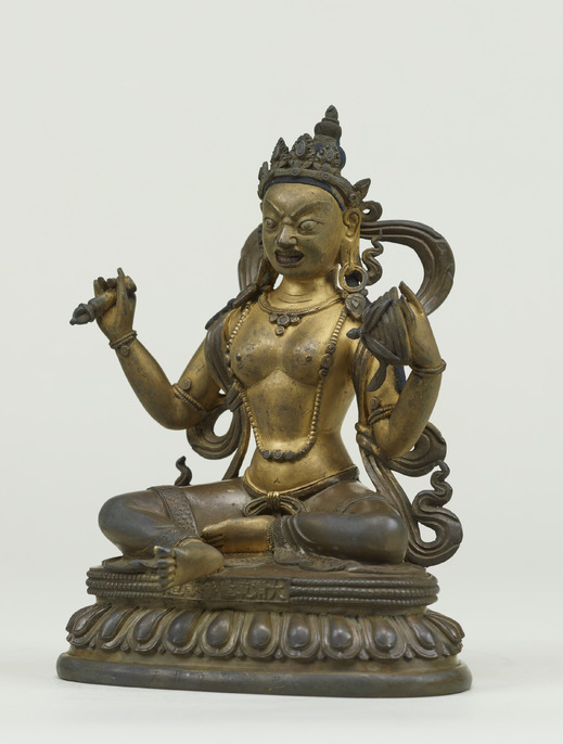 コレクター収集　タイ　スコータイ　褐白褐釉　ノラシンガー像　13～14世紀 コレクター収集 タイ スコータイ 褐白褐釉 ノラシンガー像 13～14世紀