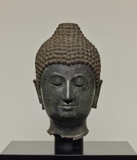 煙水晶さま専用 タイ北部ラーンナー美術チェンセン・ファン青銅仏像頭部 煙水晶さま専用 タイ北部ラーンナー美術チェンセン・ファン青銅仏像頭部