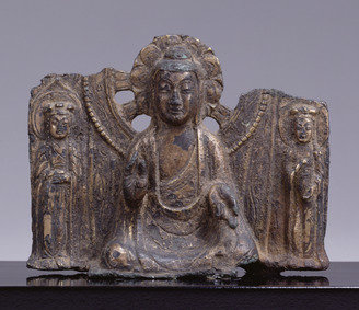 阿弥陀如来坐像 仏像 銅製 江戸後期 高さ15cm - 工芸品