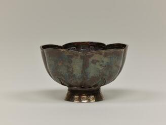 Lobed Cup with Plum Blossoms