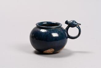 Cup, With blue glaze