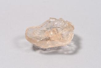 蓮葉形水晶筆覘