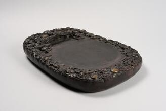 Inkstone with Bats and Clouds