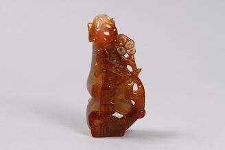 松下人物瑪瑙瓶