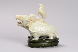 黿形青白玉水滴