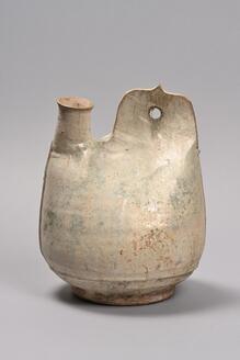 Flask in the Shape of a Leather Bag