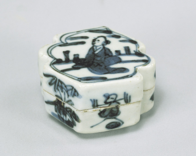 染付 松皮菱香合 型物 ColBase
