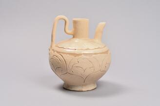 Water Pitcher with Flower Petals