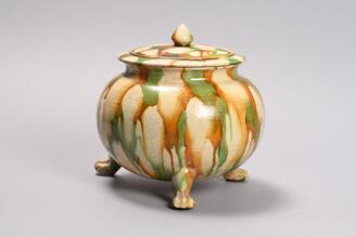 Three-color Glazed Pod