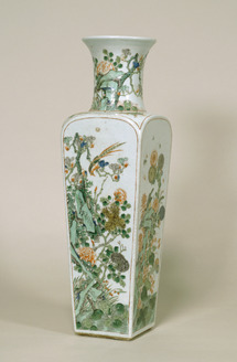 中国清時代五彩花瓶 ColBase