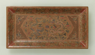 希少　高級　四方盆　中国 漢口　恒泰發記　製造　アンティーク 14321_502172615767579747578_90