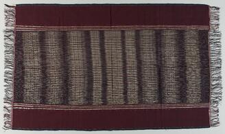 スレンダン(肩衣) 紫地縞文様