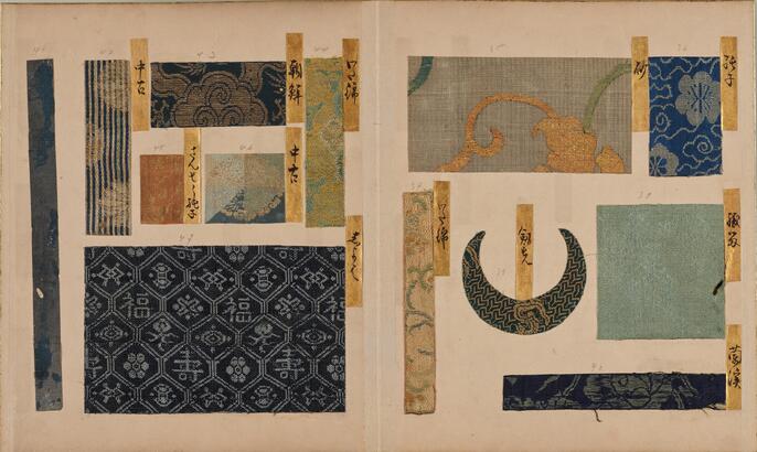 諸国伝承染織裂地帖 諸国伝承染織裂地帖