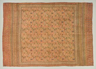 Textile with Camellia Vines