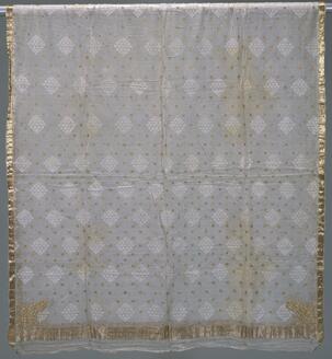 大きな綿布にペルシャの多様な花を捺染、ヴィンテージ・カラム・カーリ　残された花々 大きな綿布にペルシャの多様な花を捺染、ヴィンテージ・カラム