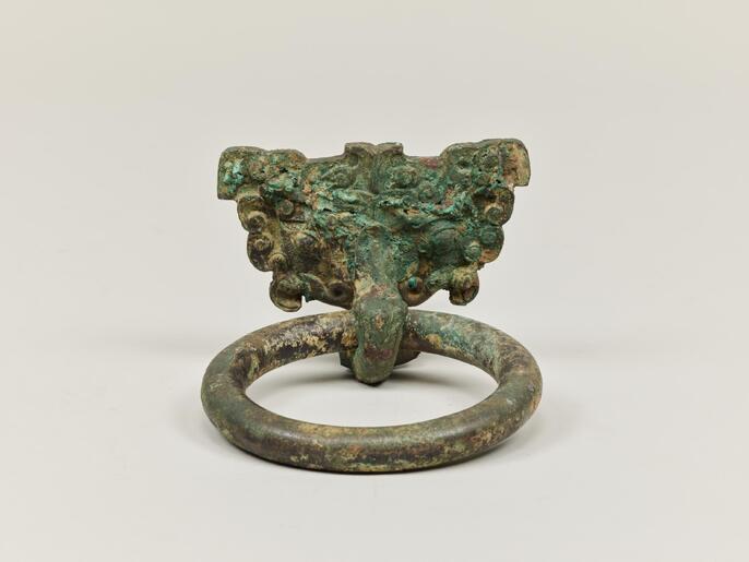 中国　古銅獣面　帯鈎　C　7708E 中国 古銅獣面 帯鈎 C 7708E 中国 古銅獣面 帯鈎 C 7708E 【公式通販】