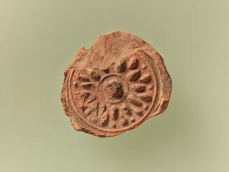 平壌土城蓮花文鐙瓦