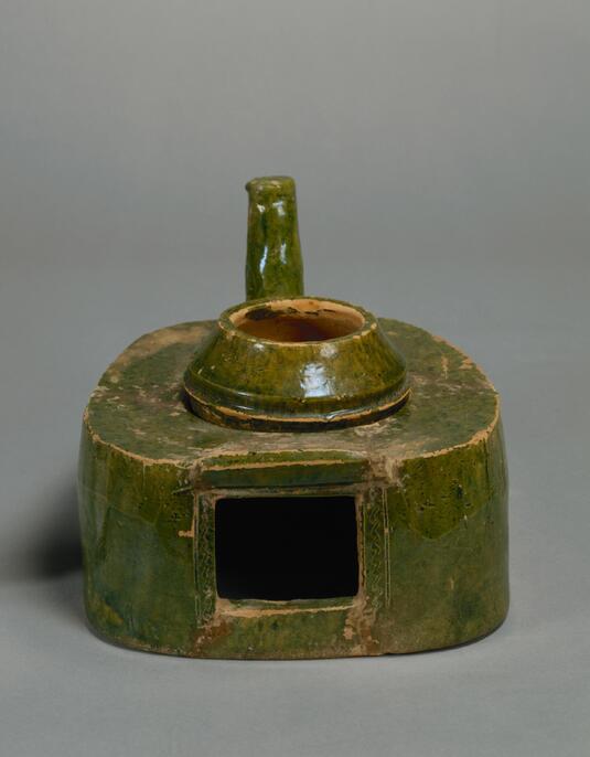 漢代緑釉小壺 】 出土文物 注記有 桐箱付 漢代緑釉小壺 】 出土文物