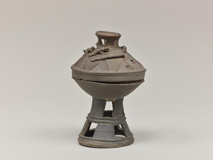 古代　紀元前　ペルシャ土器壷　最大幅約13.5㎝　東Y7-1104⑤ 古代 紀元前 ペルシャ土器壷 最大幅約13.5㎝ 東Y7-1104⑤ 古代 紀元前