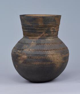 新羅土器 長頸壺 】 ＊東京国立博物館台付長頸壺 同手 台付長頸壺 文化