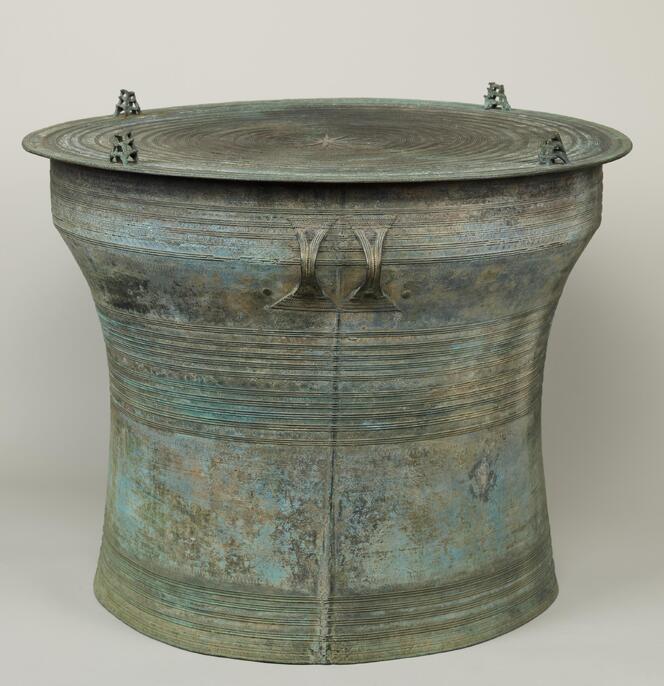 鋳銅　古銭文　茶托　五客　時代箱 C R3941 Set of 4 Terracotta Xian Warriors: Soldiers, General and Knight - 7716